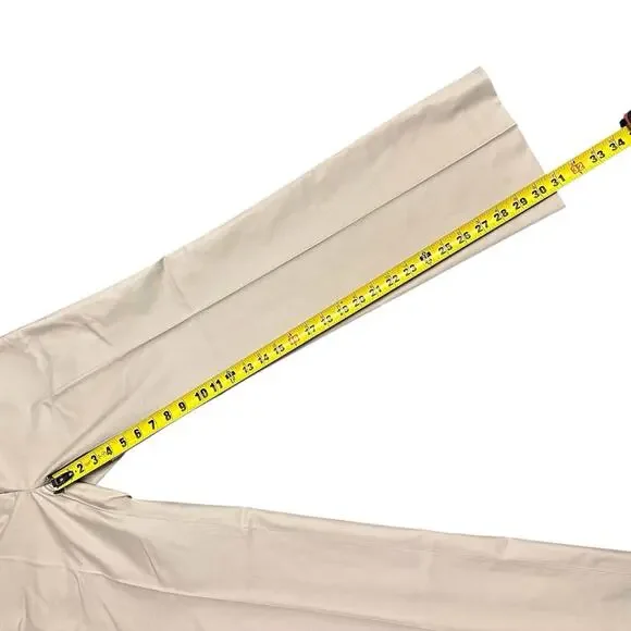 Brooks Brothers Womens Pants Advantage Chino Beige Khaki Size 2 W28 31L - Picture 4 of 9